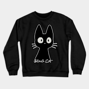 Black Cat Crewneck Sweatshirt